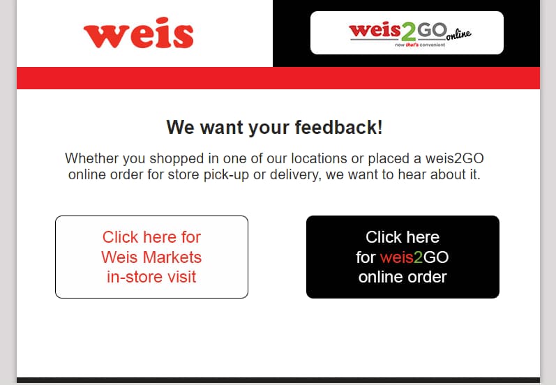 WeisFeedback for 100 Points Survey 2023