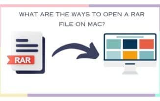 ways to open a RAR file on Mac